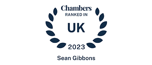 Sean Gibbons - Ranked in Chambers UK 2023
